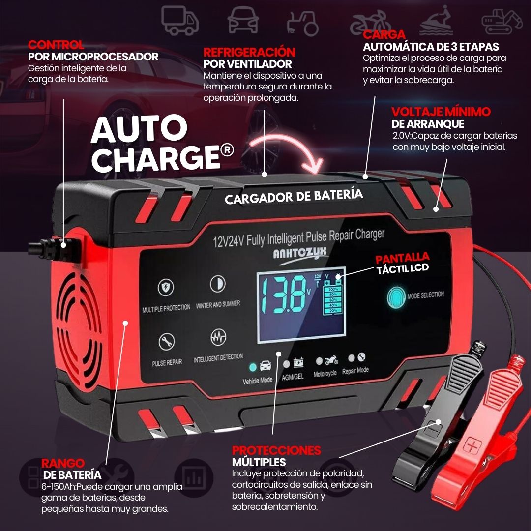 Cargador de batería para carro