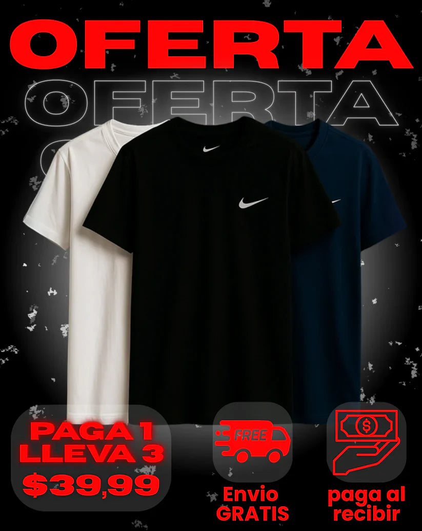 Camisetas Nike 3x1