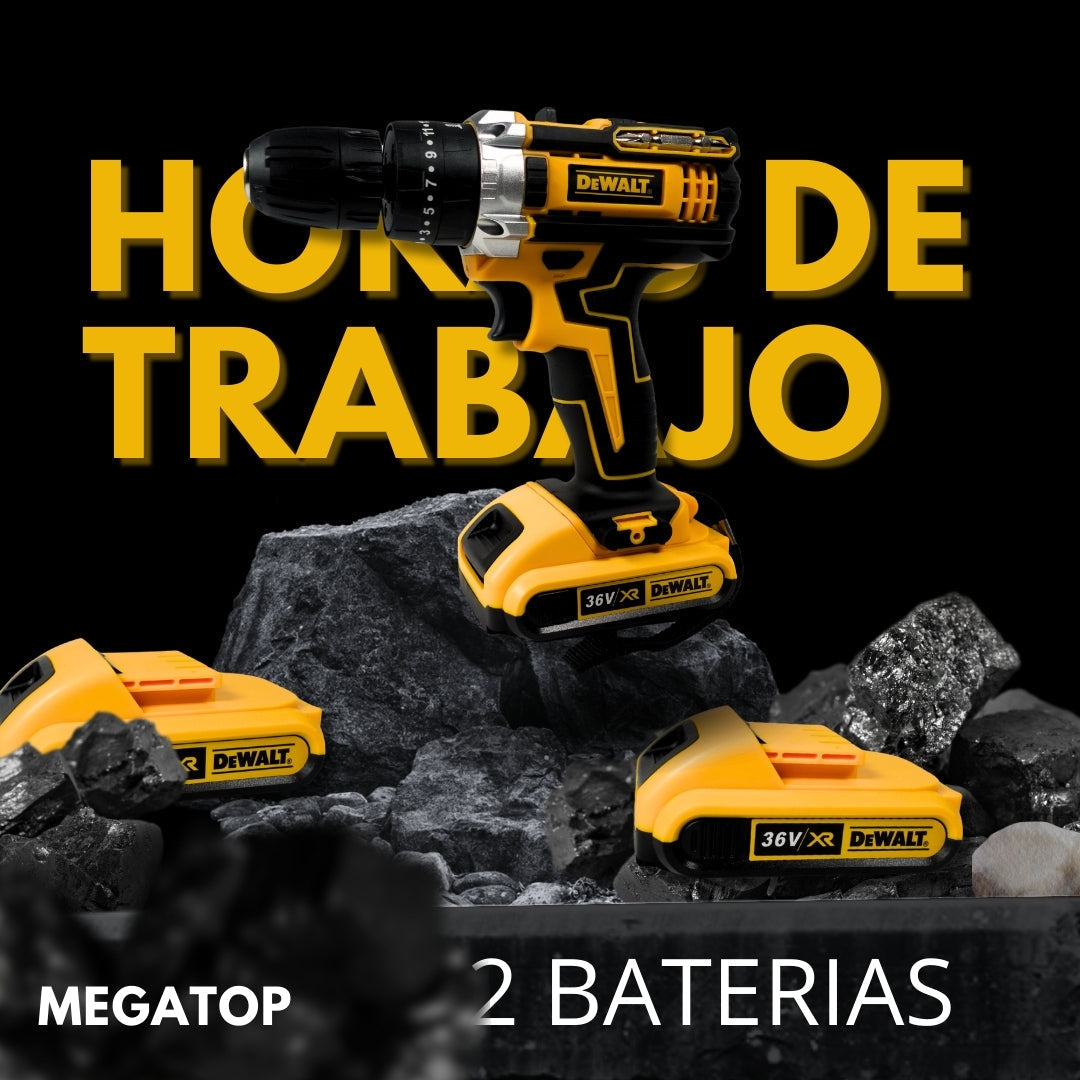 TALADRO DEWALT 36V CON KIT DE ACCESORIOS - OFERTA ESPECIAL 🔥