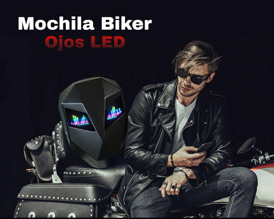 Mochila BIKER ojos Led