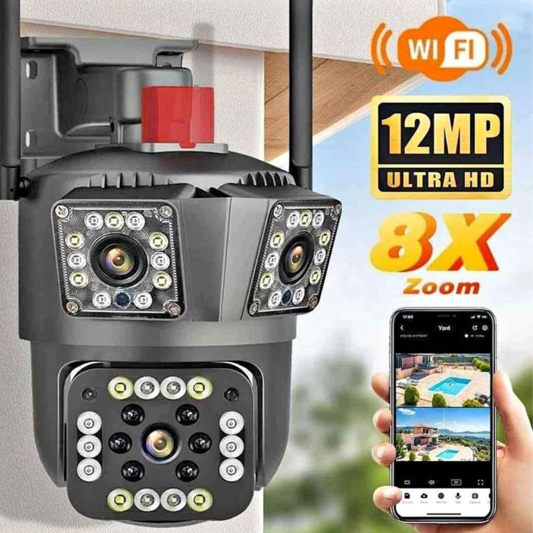 Cámara Triple Vision Pro ( Incluye Alarma SONORA )