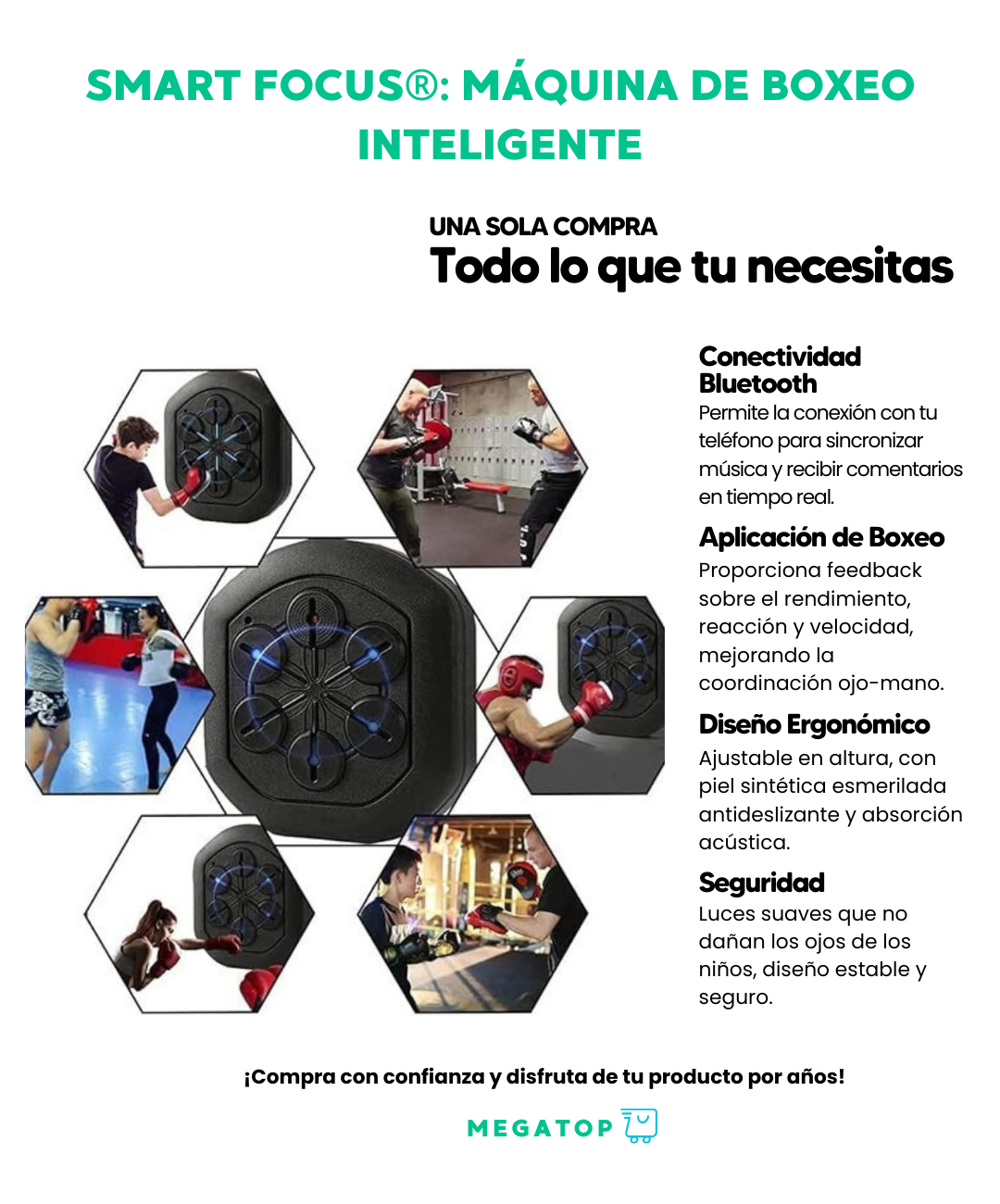 Máquina de boxeo inteligente Smart Focus