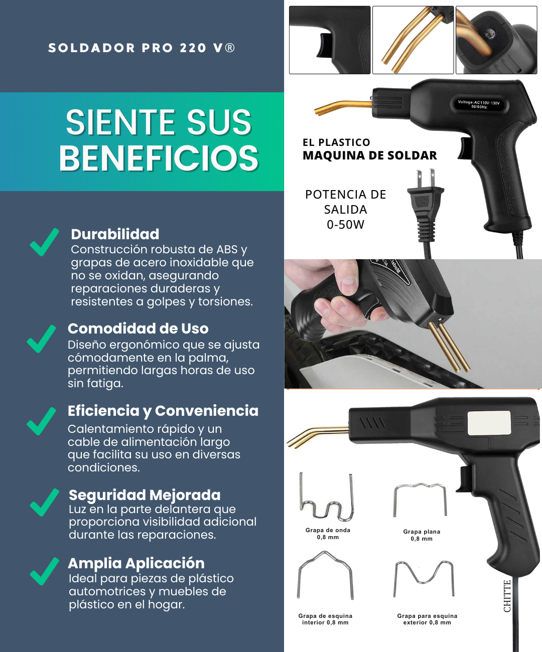 WeldPro: Kit de Reparación de Soldadura