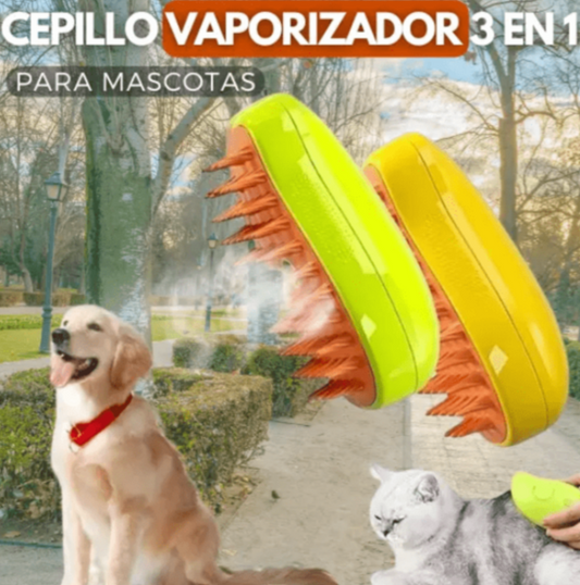 Cepillo a vapor para mascotas